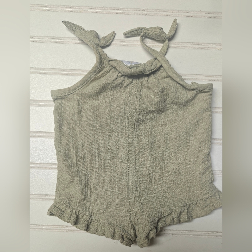 Little Co. Green Baby Girls Romper - Picture 2 of 5